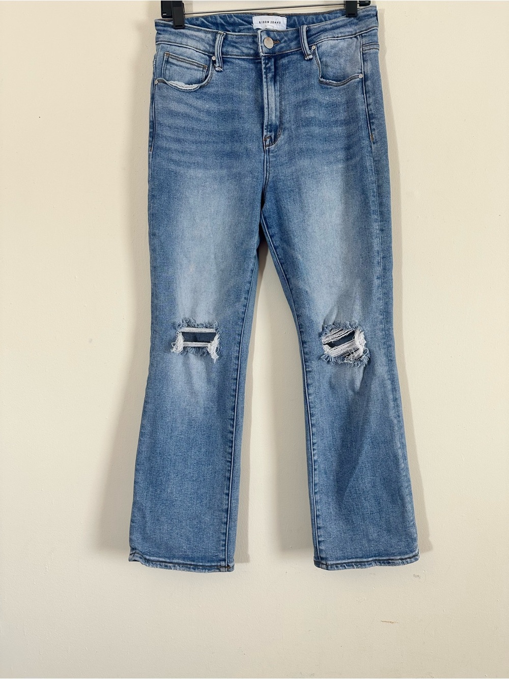 Risen High Rise Ankle Straight Jeans Size 29